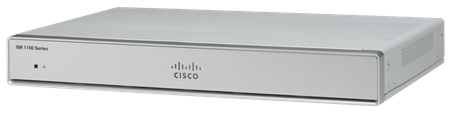 Router Cisco ISR 1100 4 Ports DSL (Annex M) and GE WAN Router, SFP, Software Licenses, and Performance Options