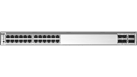 S5732-H24UM4Y2CZ-V2 - пакет 2.5G, 24x 100M/1/2.5G Ethernet, опціональне розширення до 5/10G, 4x 25G SFP28, 2x 100G QSFP28, 1x слот розширення, PoE++, комутатор Huawei S5732-H