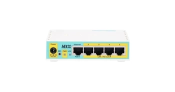 RB750UPR2 - Fast Ethernet, 5x PoE, 650MHz, MikroTik Router