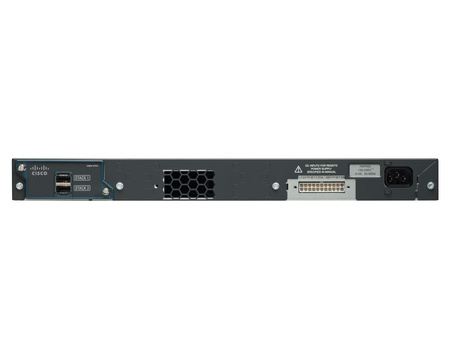 WS-C2960S-24PD-L - 24x 1GE RJ45, PoE+ 370W 802.3at, uplink 2x 10G SFP+, LAN Base, L2, Stack, Cisco Catalyst 2960-S Switch