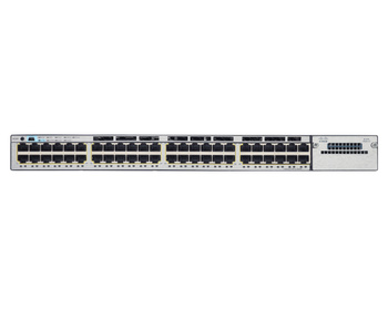 WS-C3750X-48U-L - 48x 1GE RJ45, UPOE 800W, opcjonalny uplink 2x 10G SFP+, zasilacz 1100W AC, 1 RU, opr. LAN Base, Stack, Warstwa L2, Cisco Catalyst 3750X Switch