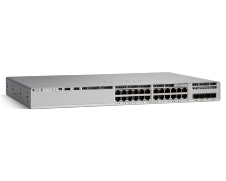 C9200L-24T-4X-A - 24x 1G RJ45, 4x 10G SFP+, Network Advantage, Cisco Catalyst 9200L Switch