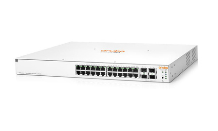 JL684A - 24x 1GE RJ45, Class4 PoE+ 802.3at 370W, uplink 4x 10G SFP+, HPE Aruba Instant On 1930 Switch