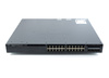 WS-C3650-24PS-S - 24x 1GE RJ45, PoE+ 390W 802.3at, uplink 4x 1G SFP, IP Base, L3, Cisco Catalyst 3650 Switch