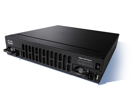 ISR4451-X-SEC/K9 - 4x 1GE RJ45/SFP Combo, 3x NIM, 8G FLASH, 4G DRAM, opr. Security, 1 Gbps, Cisco ISR 4000 Router