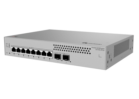S310S-8T2X - 8x 1GE RJ45, 2x 10GE SFP+, zasilacz AC, Huawei eKitEngine S310S Switch