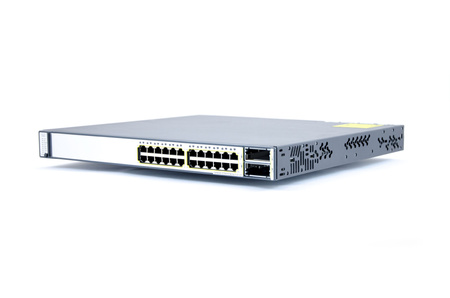WS-C3750E-24PD-E - 24x 1GE RJ45 PoE 802.3af 420W, 2x 10G X2, opr. IP Services, Stackowalny, Warstwa L3, Cisco Catalyst 3750-E Switch