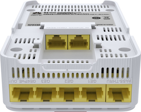 AirEngine5761-12W - 1x 1GE RJ45, 4x 1GE RJ45 (w tym 1x PoE), 2x Pass Thru, 2.4/5GHz 2x2, WiFi 6, montaż na ścianie, Huawei AirEngine 5700 Access Point