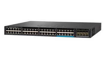WS-C3650-12X48FD-S - 48x1 GE RJ45 (12x 1G/2.5G/5G/10G), PoE+ 660W, 2x 10G SFP+, opr. IP Base, Cisco Catalyst 3650 Switch
