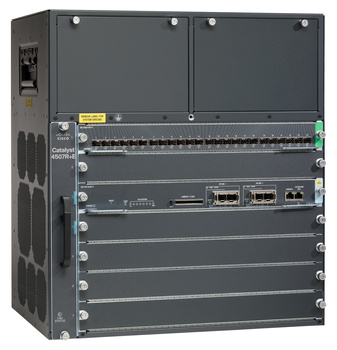 WS-C4507R+E - 4500E 7 slot chassis for 48Gbps/slot, fan, no ps, Cisco Catalyst Switch