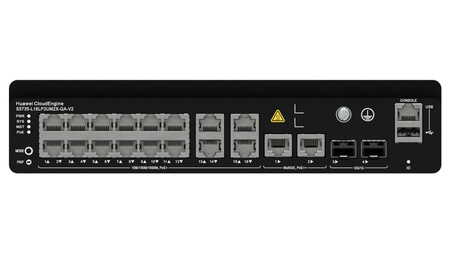 S5735-L16LP2UM2X-QA-V2 - 16x 1GE RJ45, PoE+ 125W 802.3at, 2x 1GE/2.5GE/5GE/10GE RJ45 PoE++, uplink 2x 10G SFP+, zasilacz AC, chłodzenie pasywne, Huawei CloudEngine S5735-L-V2 Switch