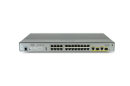 C891-24X/K9 - 2x 1GE combo RJ45/SFP WAN, 24x 1G RJ45 (8x PoE) LAN, Cisco 890 Router