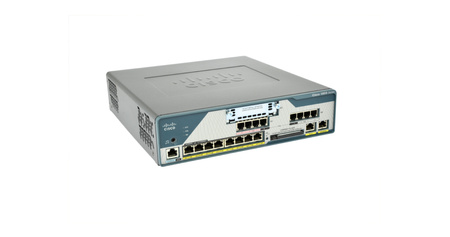 Роутер Cisco 1861E, 8-user SRST, 4FXS, 4FXO, 8xPOE, SP Svcs, HWIC слот