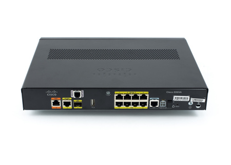 C896VA-K9 - 1x 1GE RJ45/SFP Combo, VDSL/ADSL2+ Annex B, Комутатор 8x 1G RJ45, ПО Security, Cisco ISR 896 Роутер