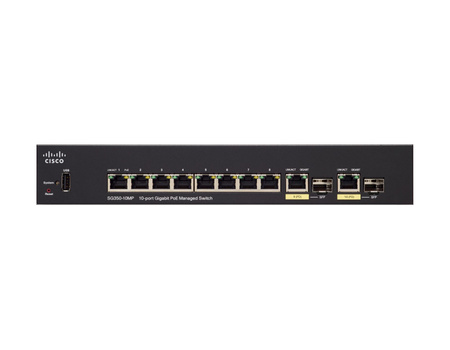 SG350-10MP-K9-EU Switch Cisco SG350 PoE+