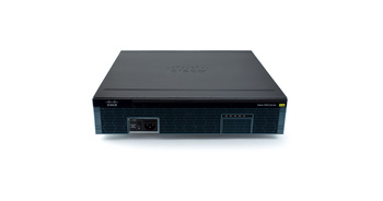 CISCO2921-V/K9 - 2x 1G RJ45, 1x 1G RJ45/SFP Combo, 4 EHWIC, 3 DSP, 1 SM, 256MB CF, 512MB DRAM, Voice UC license, PVDM3-32, wydajność do 245 Mbps, max 100 telefonów, Cisco ISR G2 Router