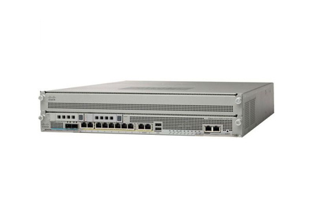 ASA5585-S60-2A-K9 - 6x 1G RJ45, 4x 10G SFP+, SSP-60 24GB RAM, Wydajność 40 Gbps, 2x Zasilacz AC, Firewall Cisco ASA 5585-X