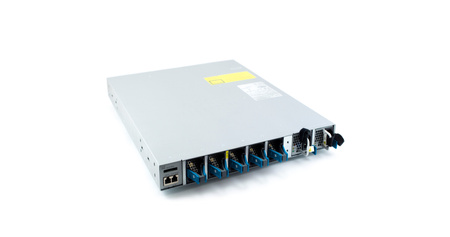 WS-C4500X-F-16SFP+ - 16x 10G SFP+, IP Base, L3, przepływ powietrza od zasilaczy w kierunku portów, niebieski, Cisco Catalyst 4500-X Switch