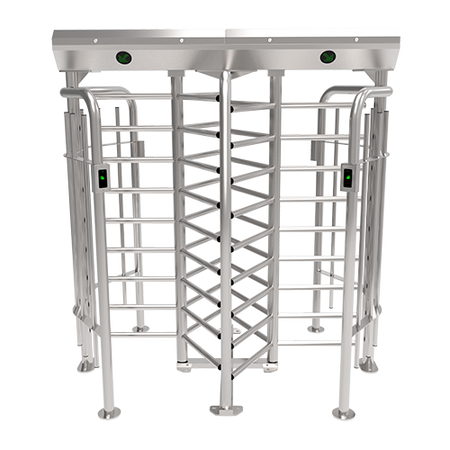 FHT-FHT2300D-316 - wysoka bramka obrotowa ZKTeco Podwójna wysoka bramka obrotowa zewnętrzna, z wysokiej jakości stali nierdzewnej SUS316.