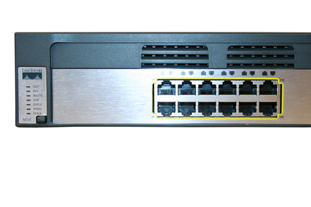 WS-C3750G-24TS-E - 24x 1GE RJ45, uplink 4x 1GE SFP, opr. IP Services, Warstwa L3, Stack, Wysokość 1.5U, Cisco Catalyst 3750G Switch