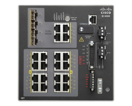 IE-4000-16T4G-E Switch Cisco IE4000 combo uplink