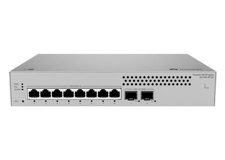 S310S-8T2X - 8x 1GE RJ45, 2x 10GE SFP+, zasilacz AC, Huawei eKitEngine S310S Switch