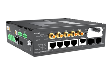 Роутер NetEngine AR502H-5G 2x RS485 (або 2xRS232), 1x DI/DO, 3x GE (10/100/1000M RJ45), 2x GE COMBO,1x 5G(dual SIM), 1x USB3.0, GPS/GLONASS/BDS, 9.6-60VDC