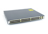 WS-C3750-48PS-S - 48x FE 10/100 FE RJ45, PoE 370W 802.3af, uplink 4x 1G SFP, opr. IP Base, Warstwa L3, Cisco Catalyst 3750 Switch