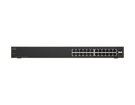 SG110-24-EU - 22x 1GE RJ45, uplink 2x 1G RJ45/SFP Combo, Cisco SG 110 Switch