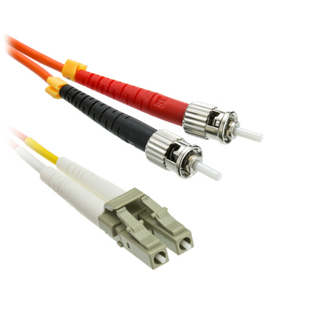 LCST-MM-OM2-2M - Wielomodowy dupleksowy patchcord światłowodowy LC-ST o długości 2m OM2 50/125 µm