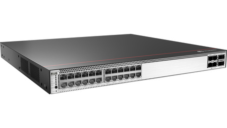 S5732-H24UM4Y2CZ-V2 - пакет 2.5G, 24x 100M/1/2.5G Ethernet, опціональне розширення до 5/10G, 4x 25G SFP28, 2x 100G QSFP28, 1x слот розширення, PoE++, комутатор Huawei S5732-H