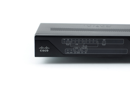 C896VA-K9 - 1x 1GE RJ45/SFP Combo, VDSL/ADSL2+ Annex B, Switch 8x 1GE RJ45, Security, Cisco ISR 896 Router