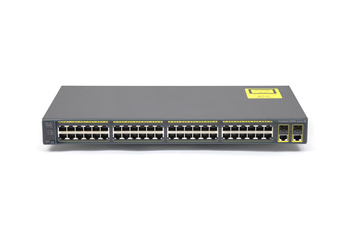 WS-C2960-48TC-S - 48x FE 10/100 RJ45, uplink 2x 1G Combo RJ45/SFP, opr. LAN Lite, Warstwa L2, 1U, Cisco Catalyst 2960 Switch