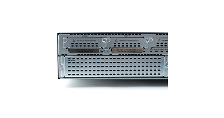 CISCO2921-HSEC+/K9 - 2x 1G RJ45, 1x 1G RJ45/SFP Combo, 4 EHWIC, 3 DSP, 1 SM, 256MB CF, 512MB DRAM, Security license, ISM-VPN-29 module, wydajność do 245 Mbps, Cisco ISR G2 Router