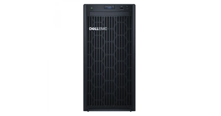 emea_pet150spl3 - Serwer DELL PowerEdge T150 – na dyski 4x 3.5, Tower, Intel Xeon E-2314 2.8GHz, RAM 16GB DDR4, 1x2TB SATA 7.2K HDD, iDRAC9 Basic 15G, zasilacz 300W