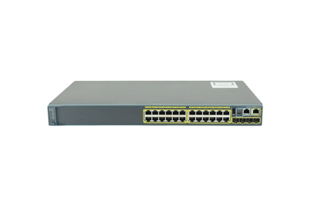 WS-C2960S-24TS-L - 24x 1GE RJ45, uplink 4x 1G SFP, LAN Base, L2, Stack, Cisco Catalyst 2960-S Switch