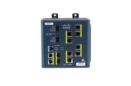IE-3000-8TC - 8x FE 10/100 RJ45, 2x FE 10/100 RJ45/SFP Combo, -40°C - 75°C, Cisco 3000 Комутатор