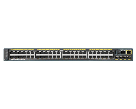 WS-C2960S-F48LPS-L - 48 10/100, 4 SFP, PoE/PoE+ 370W, LAN Base, Cisco Catalyst 2960SF Комутатор