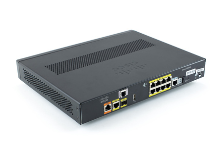 C896VA-K9 - 1x 1GE RJ45/SFP Combo, VDSL/ADSL2+ Annex B, Switch 8x 1GE RJ45, Security, Cisco ISR 896 Router