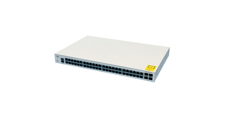 C1000-48T-4X-L-RF - 48x 1GE RJ45, uplink 4x 10G SFP+, GUI, CLI, Stack, Cisco Catalyst 1000 Switch | FABRYCZNIE ODNOWIONY