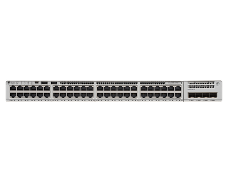 C9200-48P-A - 48x 1G RJ45 PoE+ 740/1440W 802.3at, ПО Network Advantage, Покоління L3, Cisco Catalyst 9200 Комутатор