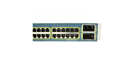 WS-C3560E-48TD-S - 48x 1GE RJ45, uplink 2x 10G (X2), opr. IP Base, Warstwa L3, Cisco Catalyst 3560-E Switch