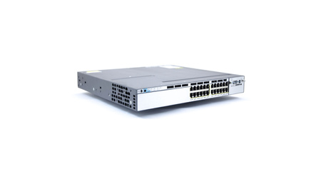 WS-C3750X-24T-L - 24x 1GE, zasilacz 350W AC, 1 RU, LAN Base, STACK, Cisco Catalyst 3750X Комутатор