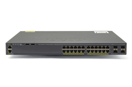 WS-C2960XR-24PS-I - 24x 1GE RJ45, PoE+ 370W 802.3at, uplink 4x 1G SFP, opr. IP Lite, L3, Cisco Catalyst 2960-XR Switch