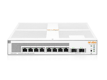 JL681A - 8x 1GE RJ45, Class4 124W PoE 802.3at, uplink 2x 1G SFP, HPE Aruba Instant On 1930 Switch