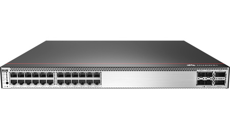 S5732-H24UM4Y2CZ-V2 - пакет 2.5G, 24x 100M/1/2.5G Ethernet, опціональне розширення до 5/10G, 4x 25G SFP28, 2x 100G QSFP28, 1x слот розширення, PoE++, комутатор Huawei S5732-H