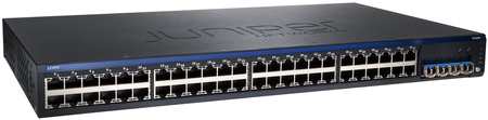 EX2200-48T-4G - porty 48x 1GE RJ45, uplink 4x 1G SFP, Juniper Switch