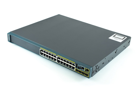 WS-C2960S-24PS-L - 24x 1GE RJ45, PoE+ 370W 802.3at, uplink 4x 1G SFP, opr. LAN Base, L2, Stack, Cisco Catalyst 2960-S Switch