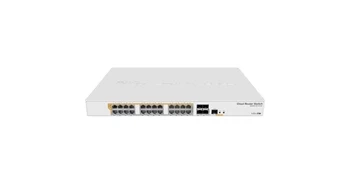CRS328-24P-4S+RM - L2/L3, 24x Gigabit Ethernet, 4x SFP+, obsługa PoE, 1U, MikroTik Zarządzalny przełącznik