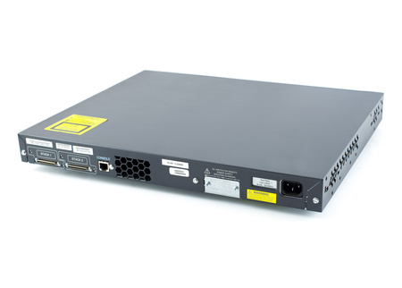 WS-C3750G-24PS-S - 24x 1GE RJ45, PoE 370W 802.3af, uplink 4x 1G SFP, ПО IP Base, Cisco Catalyst 3750G Комутатор